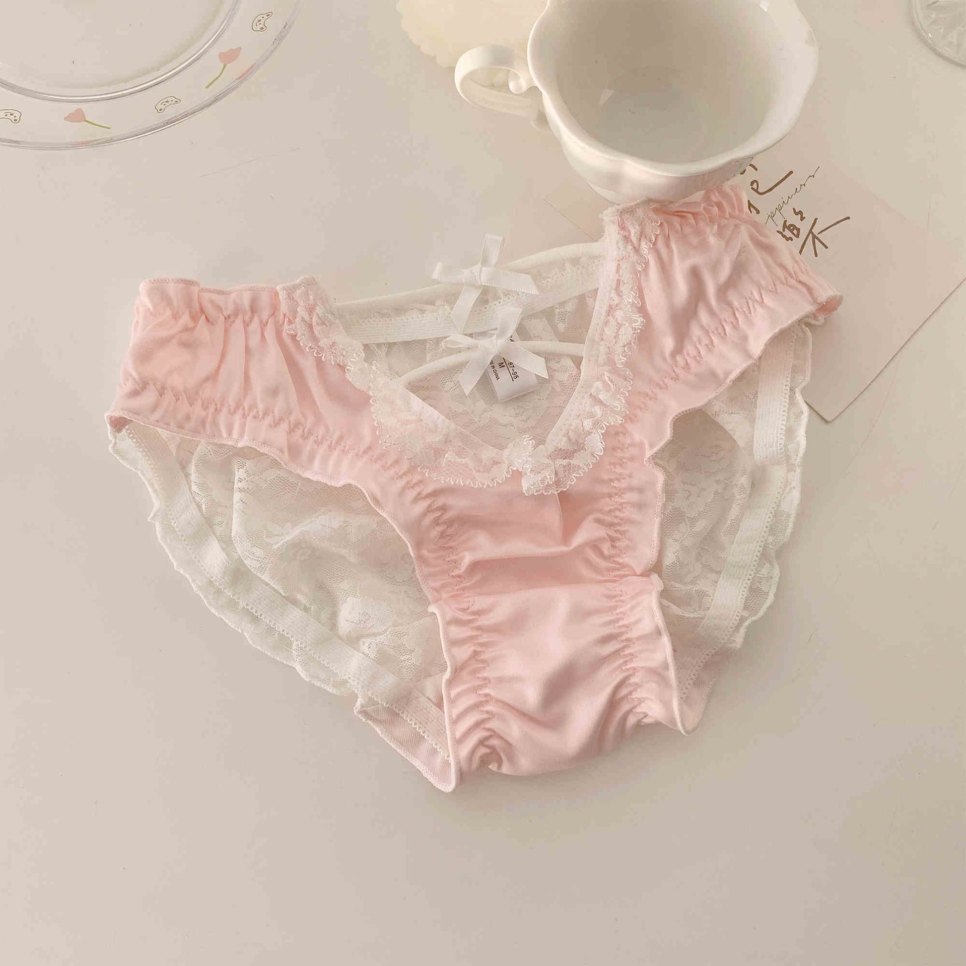 Morihi Kazuye Lace Bow Panties TP4