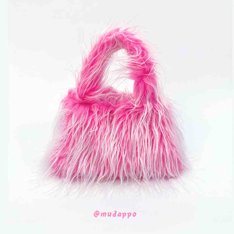 Y2K Harajuku Fuzzy Bag