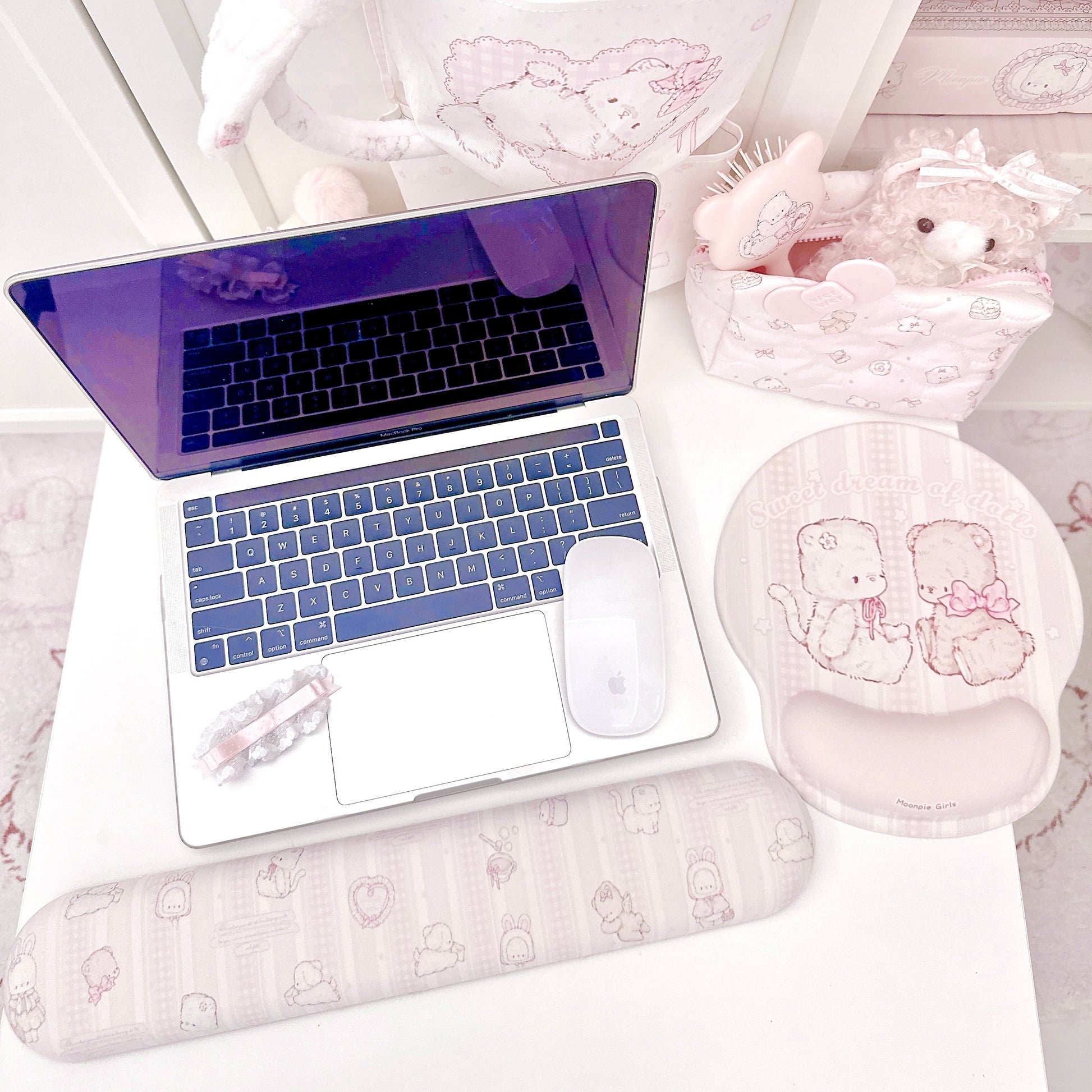 kawaii wrist mouse pad