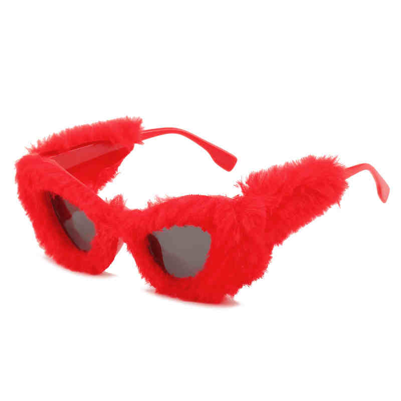 Y2K Plush Sunglasses