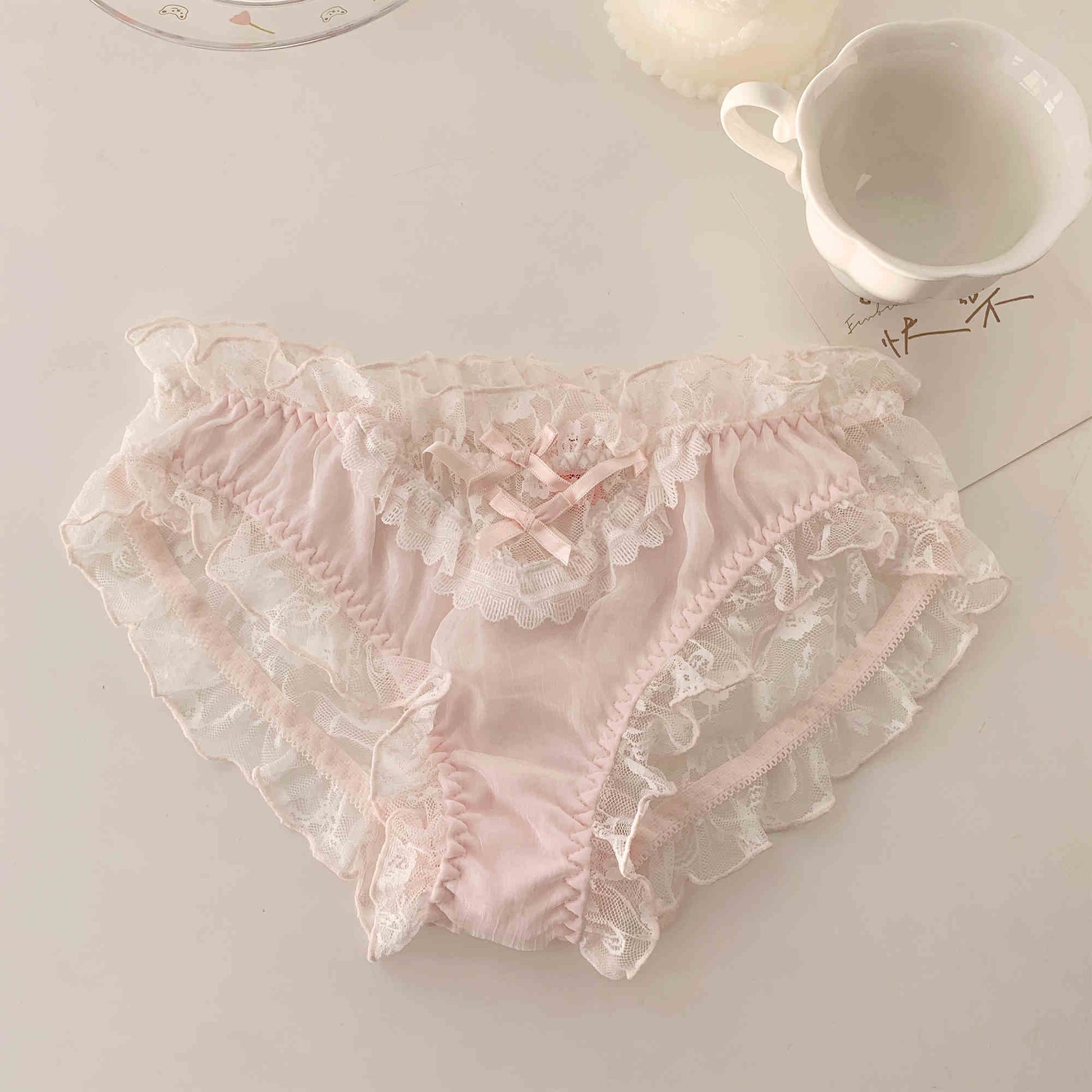 Morihi Kazuye Lace Bow Panties TP3