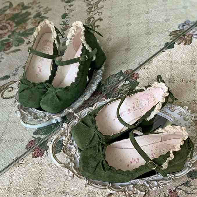 Rococo Square Toe Lolita Shoes
