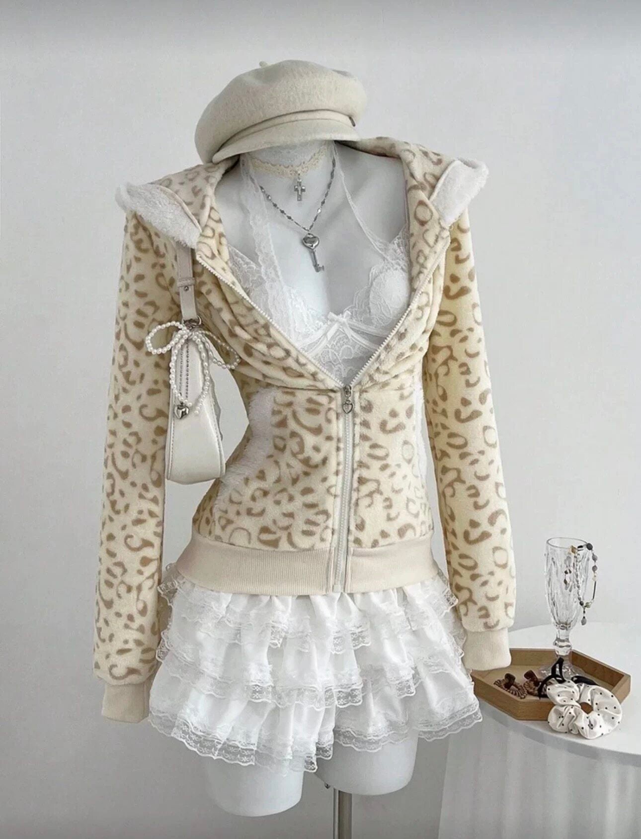 Leopard Plush Coat
