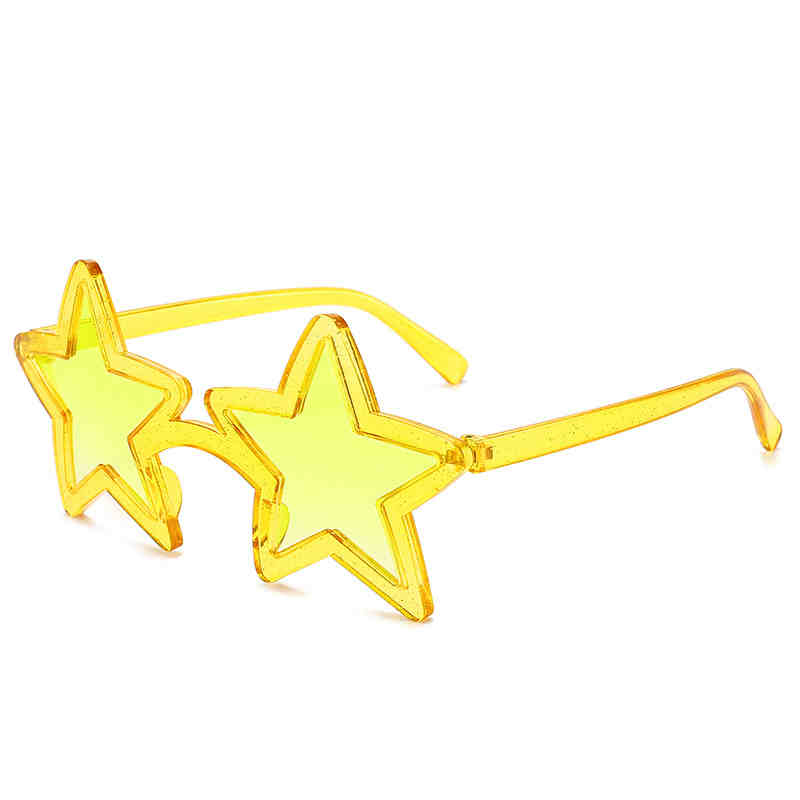 Y2K Star Shape Colorful Sunglasses