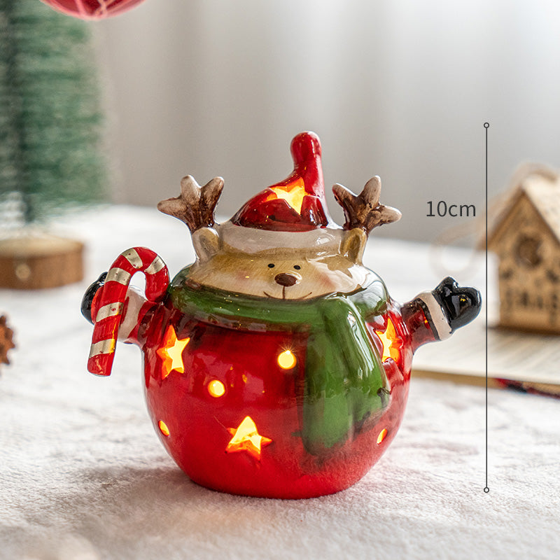 Christmas elk stars light pendant