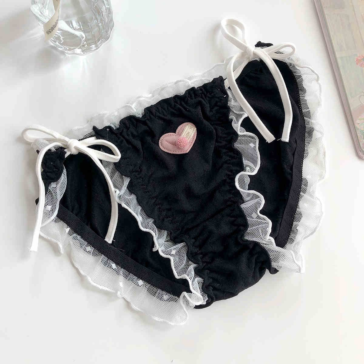 Morihi Bow Cotton Panties TP2