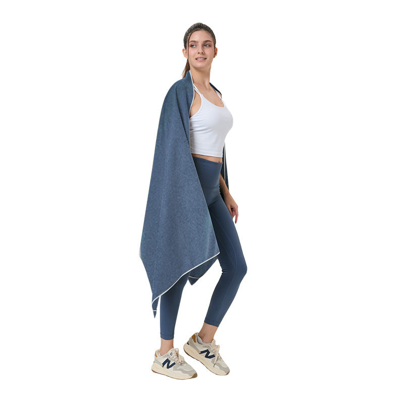 Outdoor magnetic beach bath towel