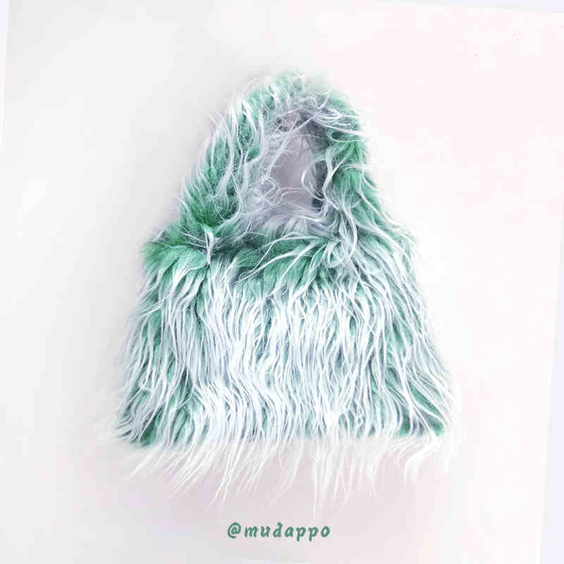 Y2K Harajuku Fuzzy Bag