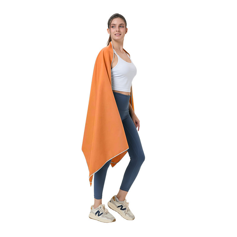 Outdoor magnetic beach bath towel