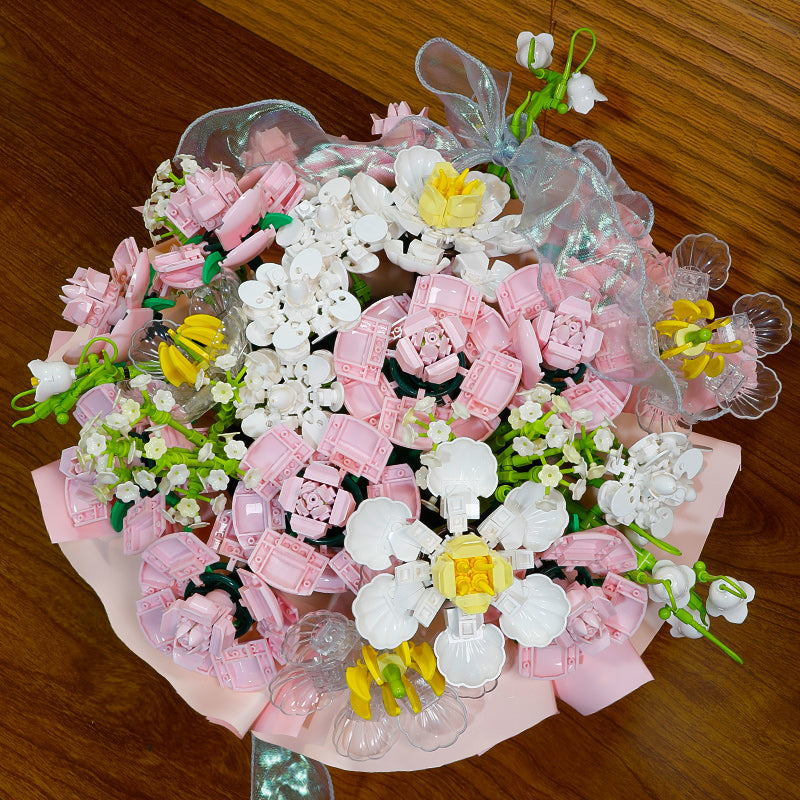 Rose Building Blocks Simulation Bouquet