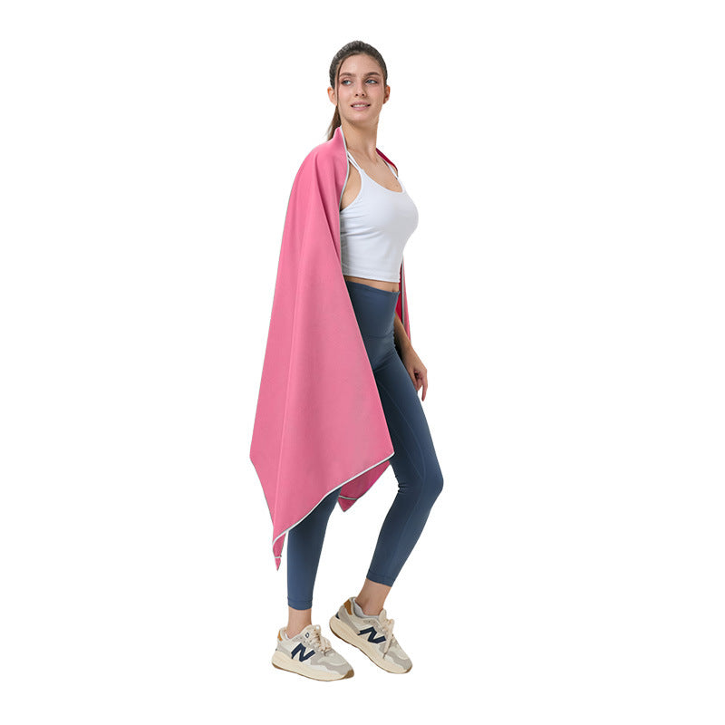 Outdoor magnetic beach bath towel