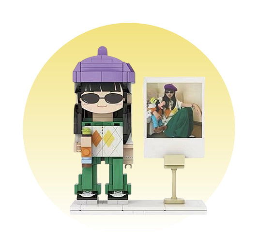 custom building block portrait