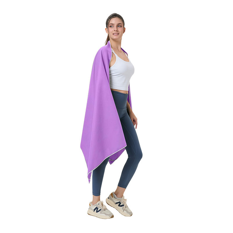 Outdoor magnetic beach bath towel