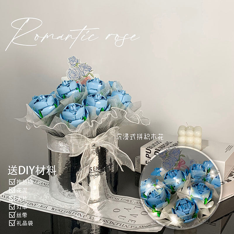 Rose Building Blocks Simulation Bouquet