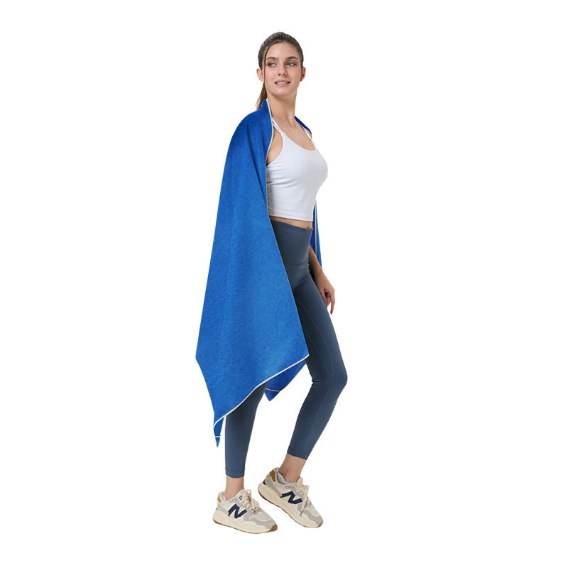 Outdoor magnetic beach bath towel