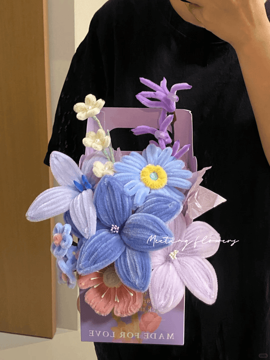 handmade Twisting stick flower box