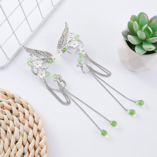 Fairy Gold Leaf Vine Ear Cuff