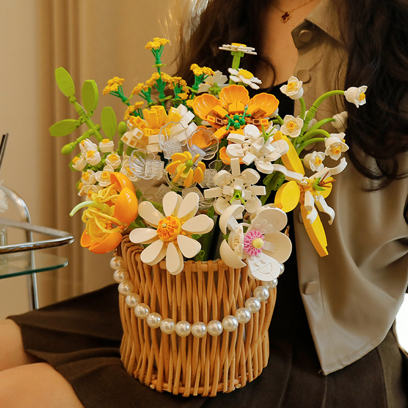 Rose Building Blocks Simulation Bouquet