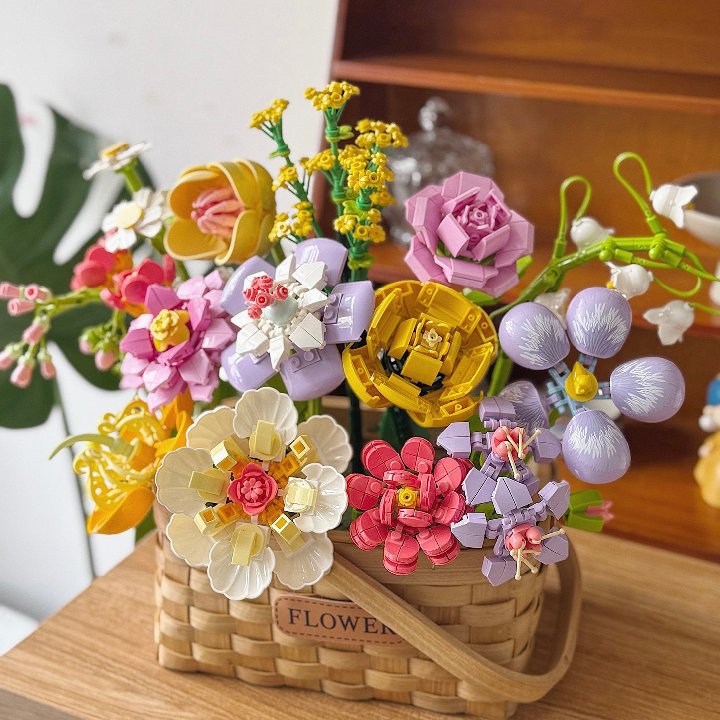 Rose Building Blocks Simulation Bouquet