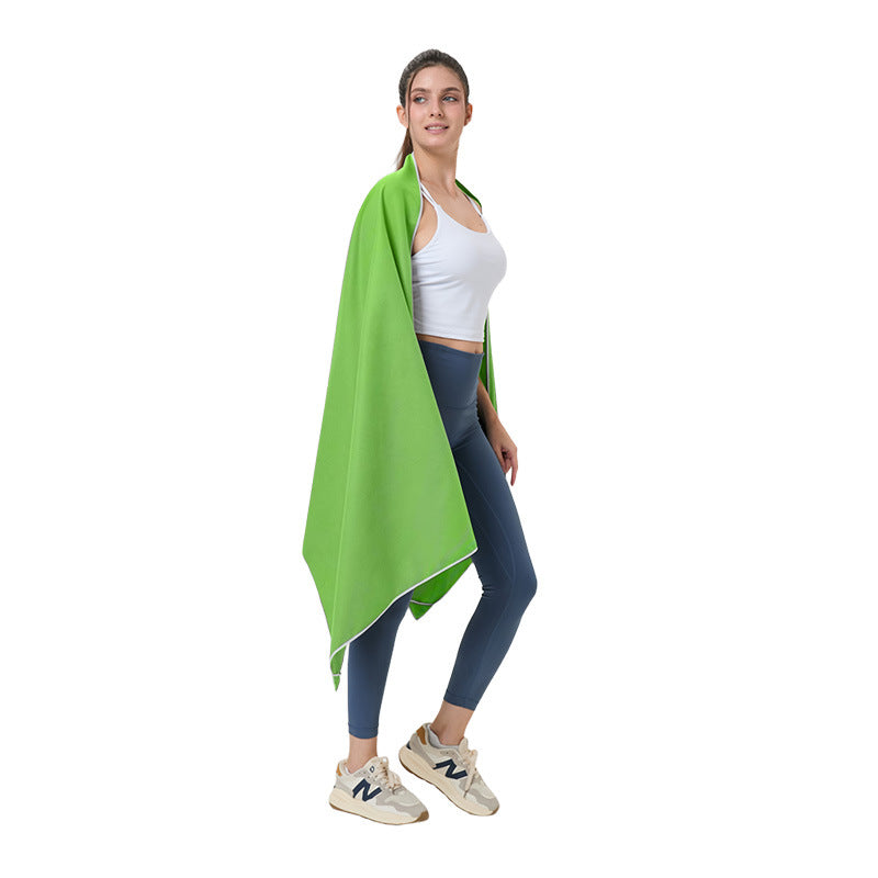 Outdoor magnetic beach bath towel