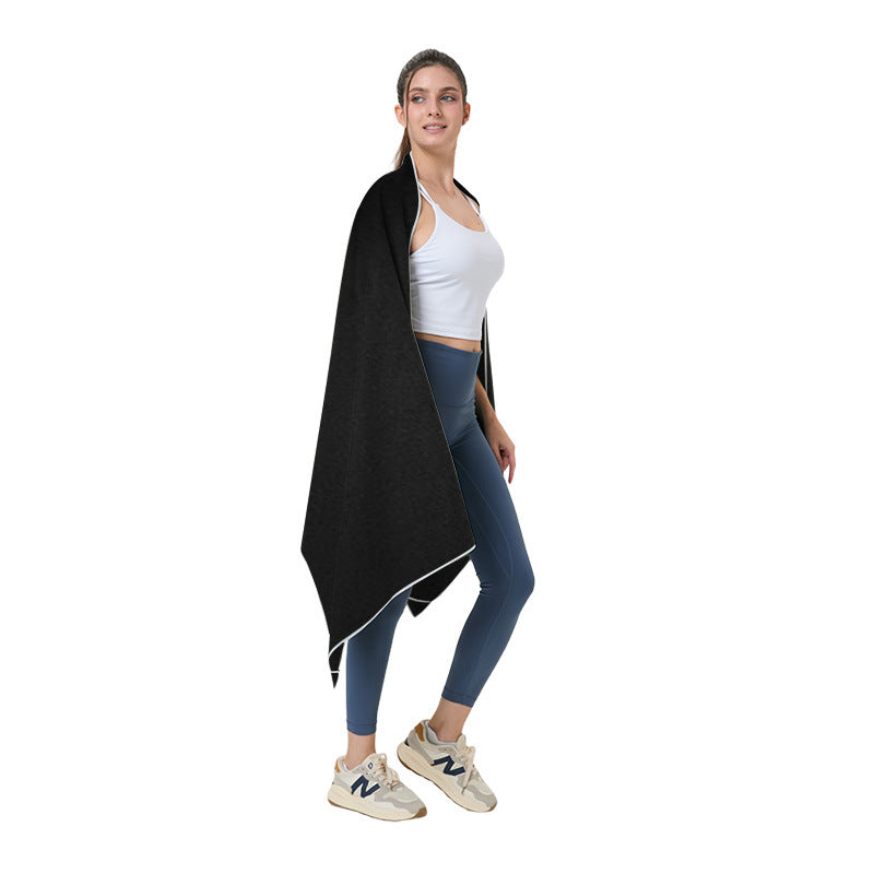 Outdoor magnetic beach bath towel