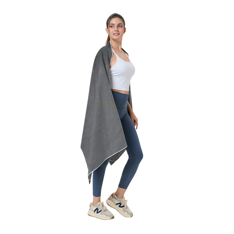 Outdoor magnetic beach bath towel