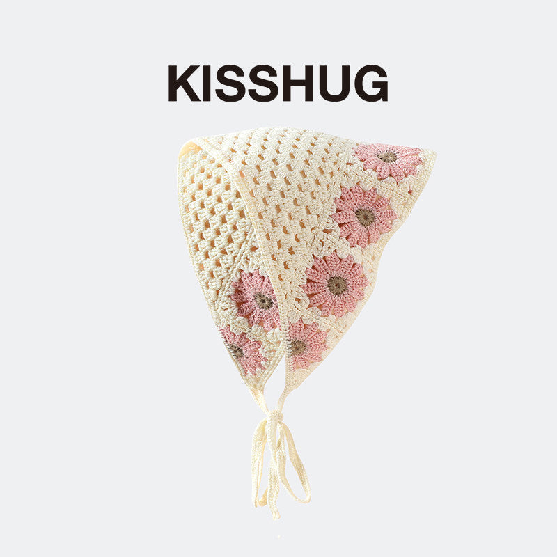knitted bandana scarf