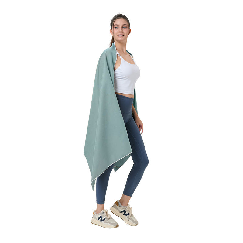 Outdoor magnetic beach bath towel