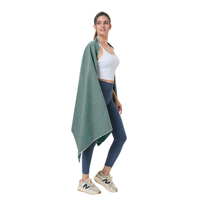 Outdoor magnetic beach bath towel