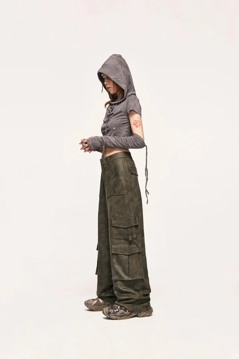 Safari Cargo Pants Dark Green