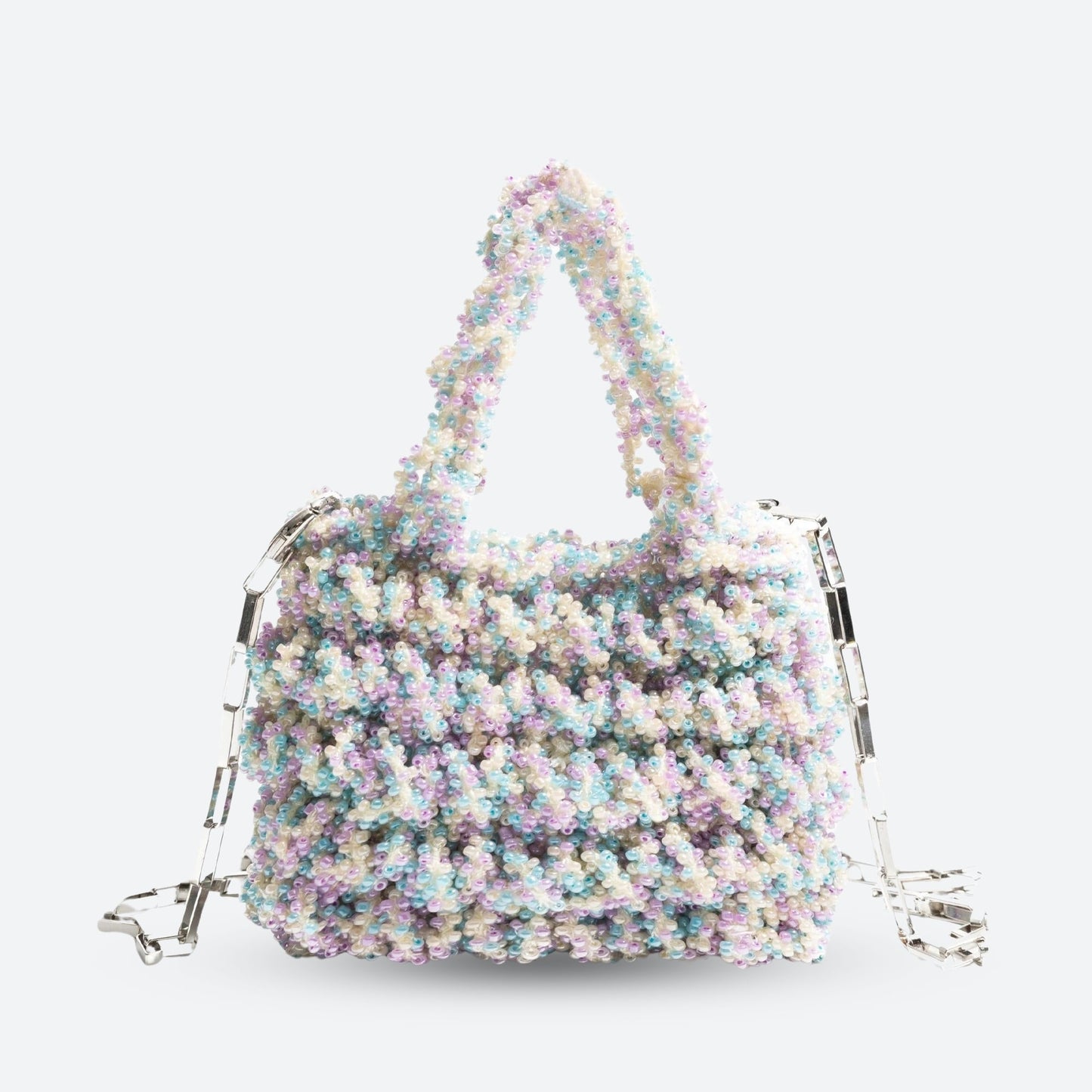 Soft Girl Beaded Chain Strap Handbag Mix