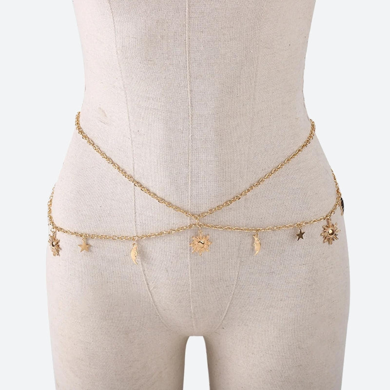 Sun. Moon & Star Body Jewelry