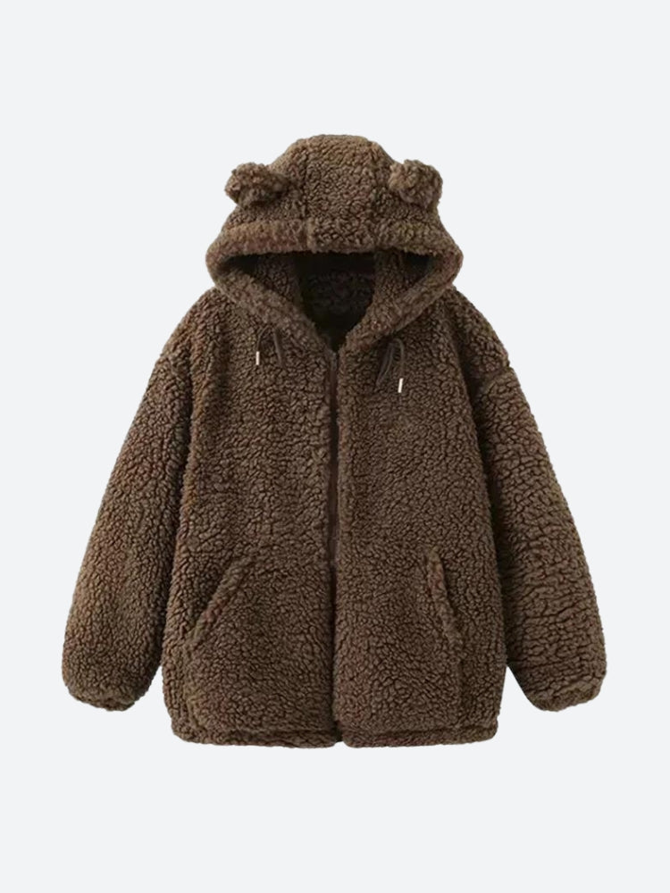 Teddy Bear Faux Fur Jacket