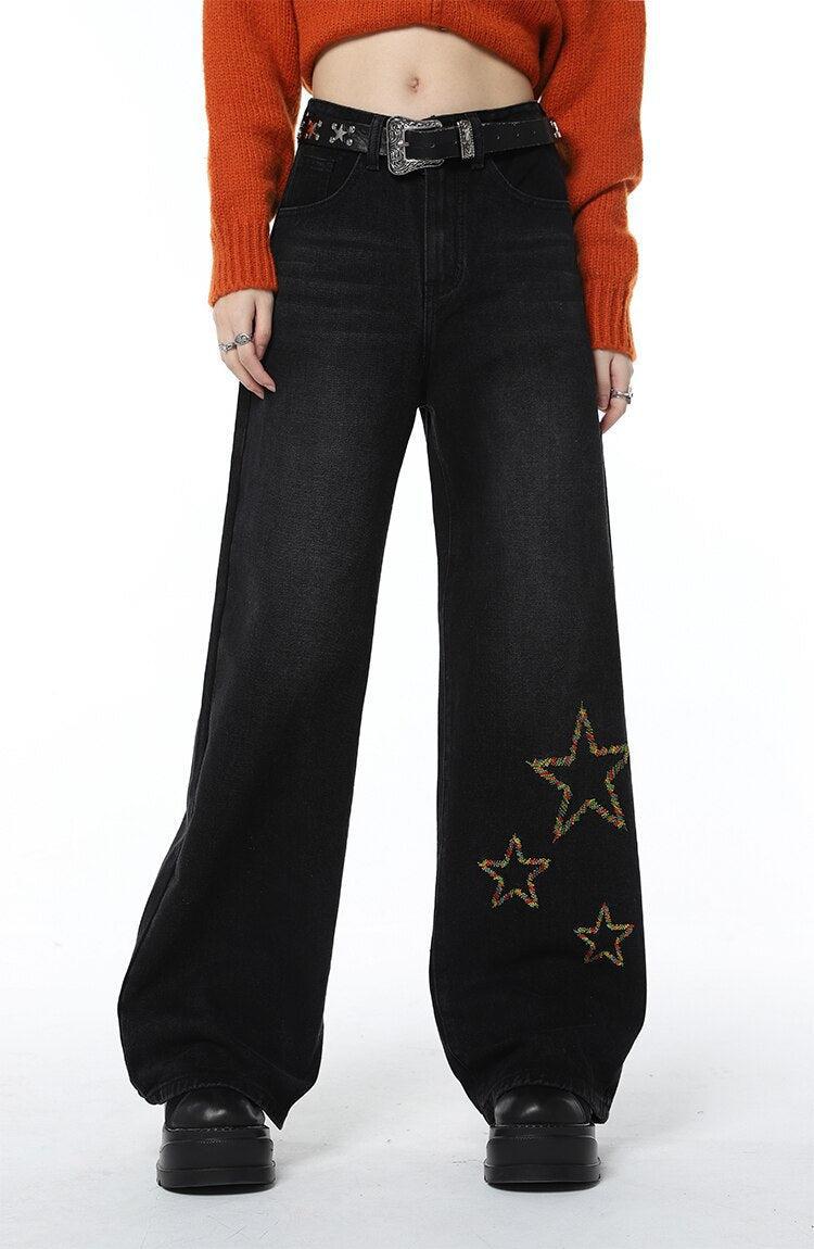 Tinsel Stars Barrel Jeans