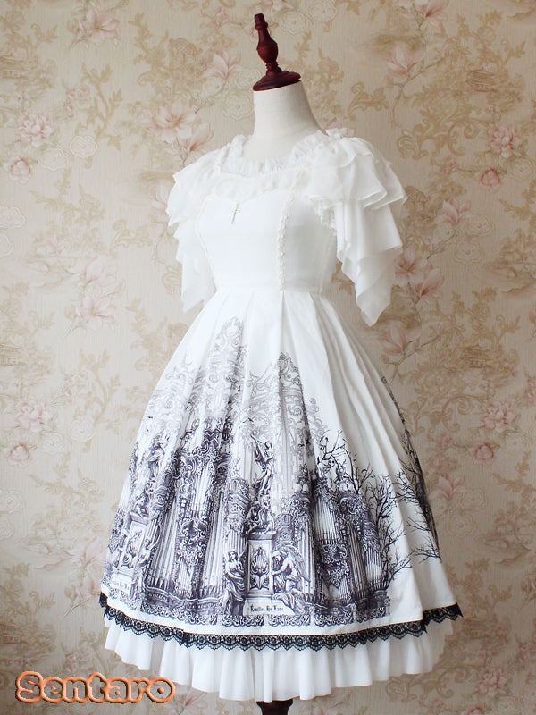Summer Fly Sleeves Lolita Chiffon Blouse