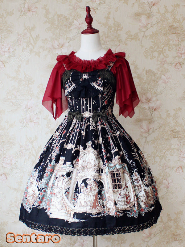 Summer Fly Sleeves Lolita Chiffon Blouse