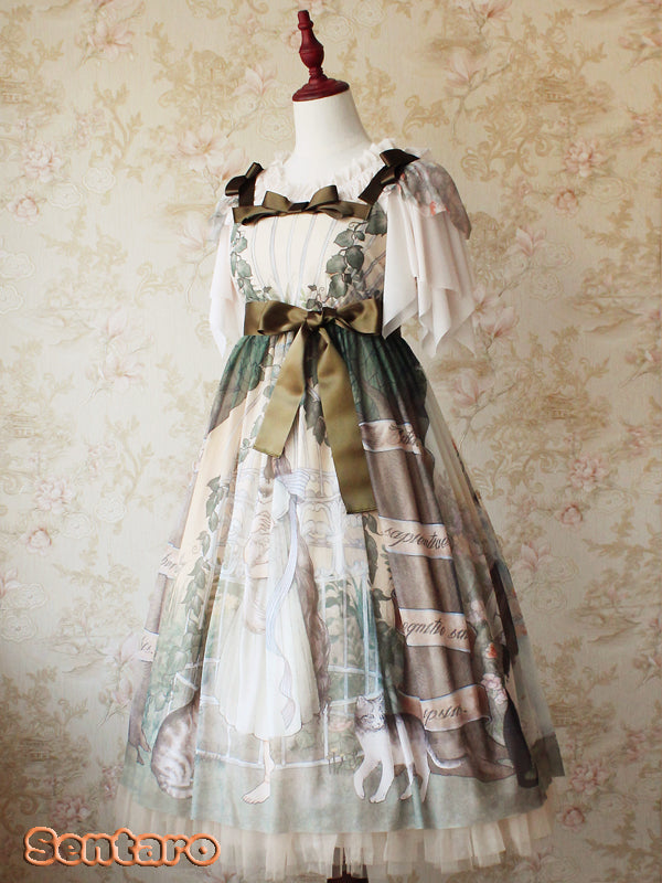 Summer Fly Sleeves Lolita Chiffon Blouse
