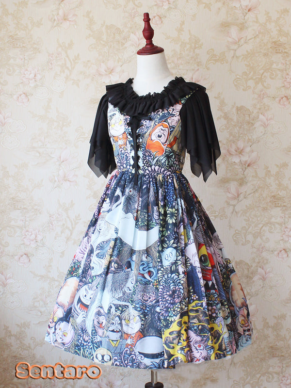 Summer Fly Sleeves Lolita Chiffon Blouse