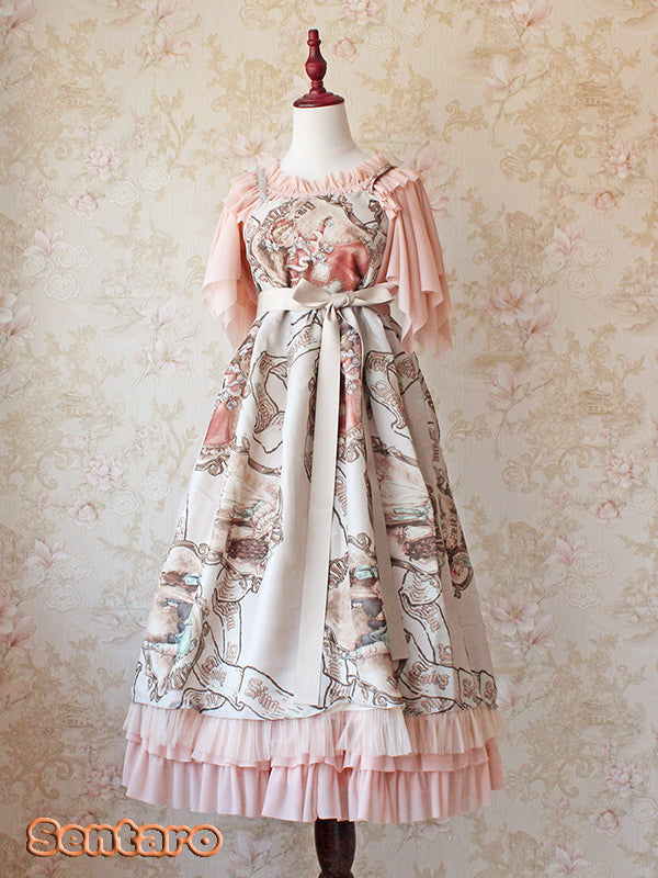 Summer Fly Sleeves Lolita Chiffon Blouse