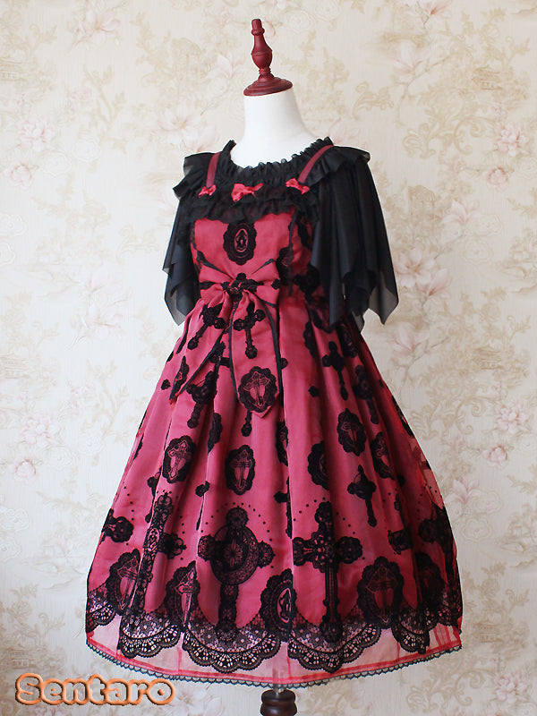 Summer Fly Sleeves Lolita Chiffon Blouse