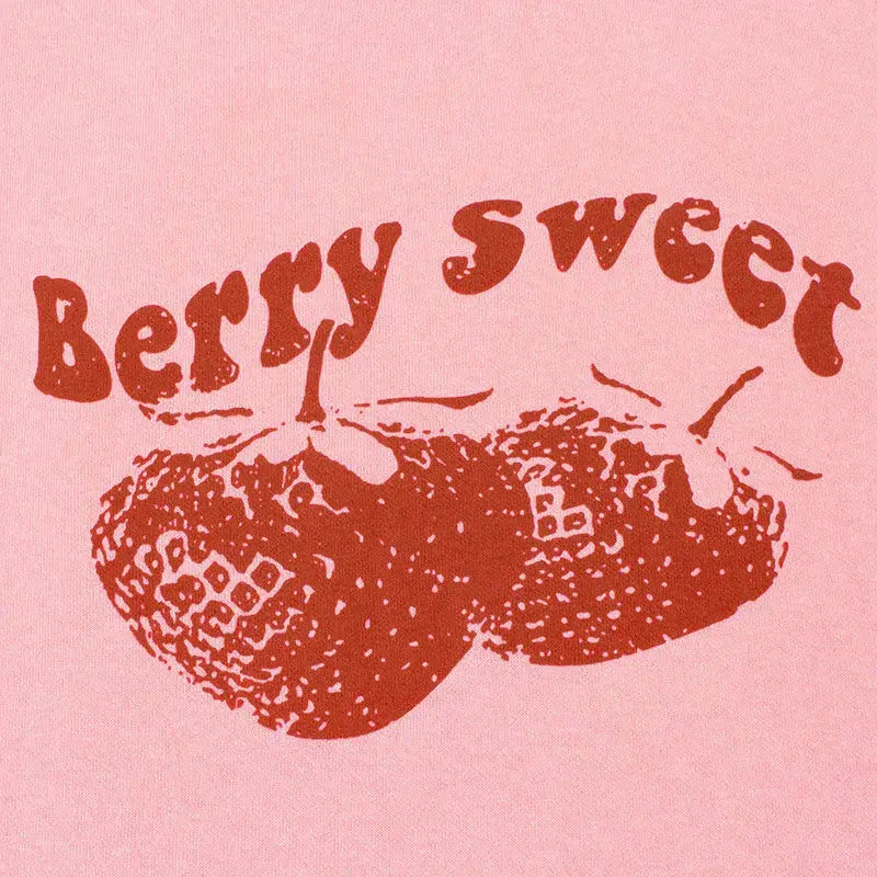 Y2K Berry Sweet Crop Top