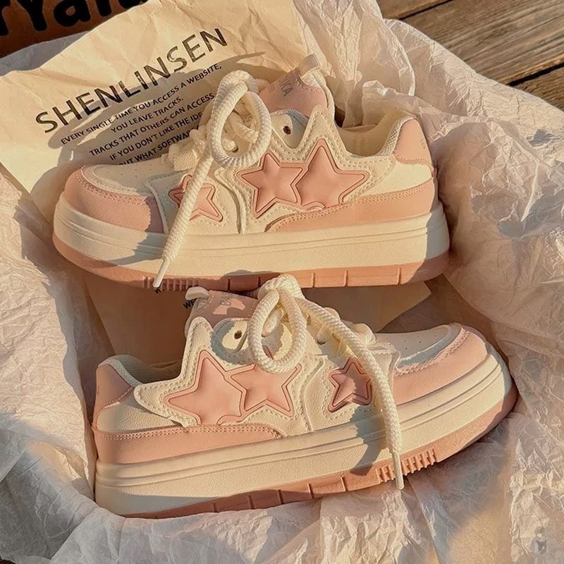 Pink Kawaii Sneakers