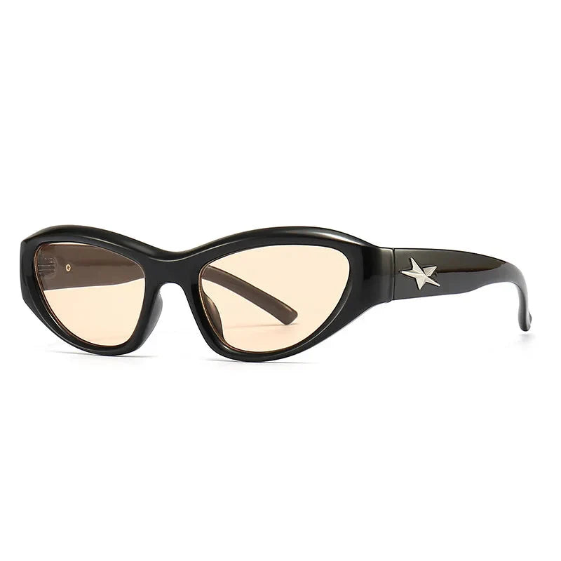 Y2k Star Wrap Around Sunglasses