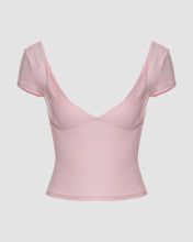 Load image into Gallery viewer, Equinox Illuminum Scoop Neck Coquette Top
