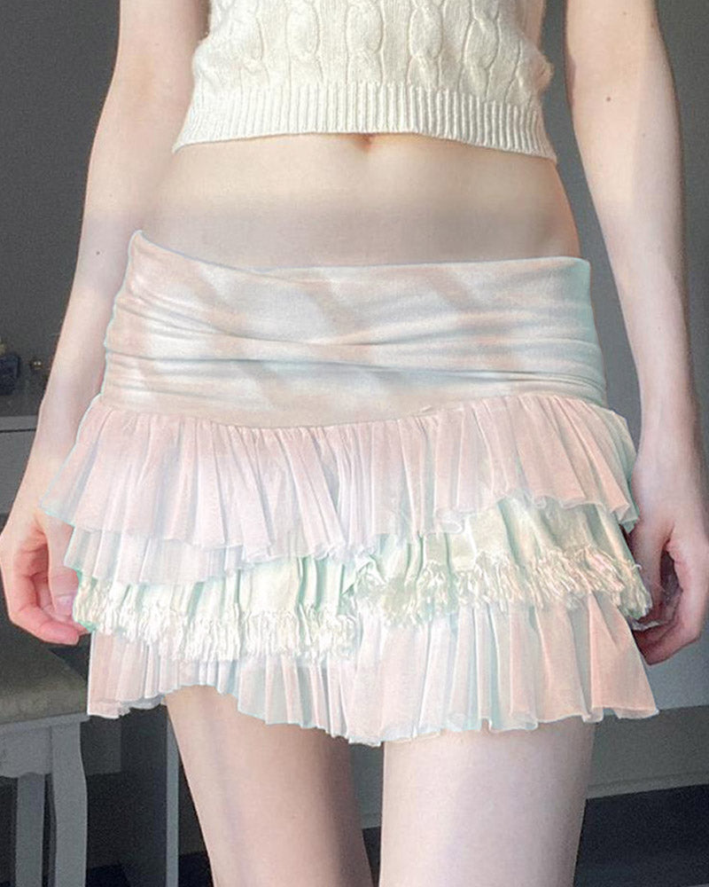 Mini Ruffled Skirt