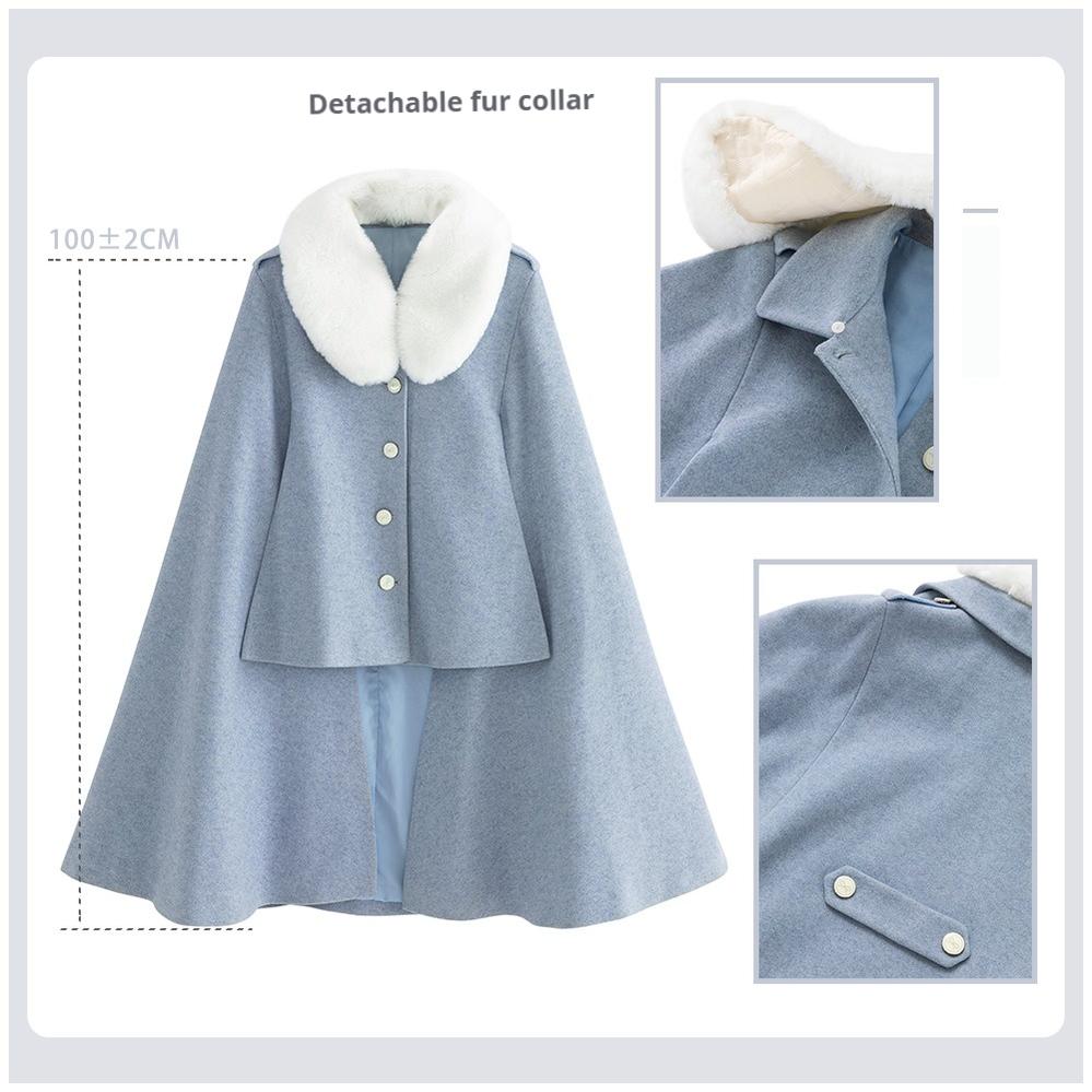 Classic Lolita Skirt Set Elegant Winter Cape
