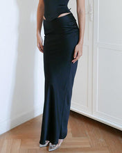 Load image into Gallery viewer, Solid Color Satin Maxi Skirt
