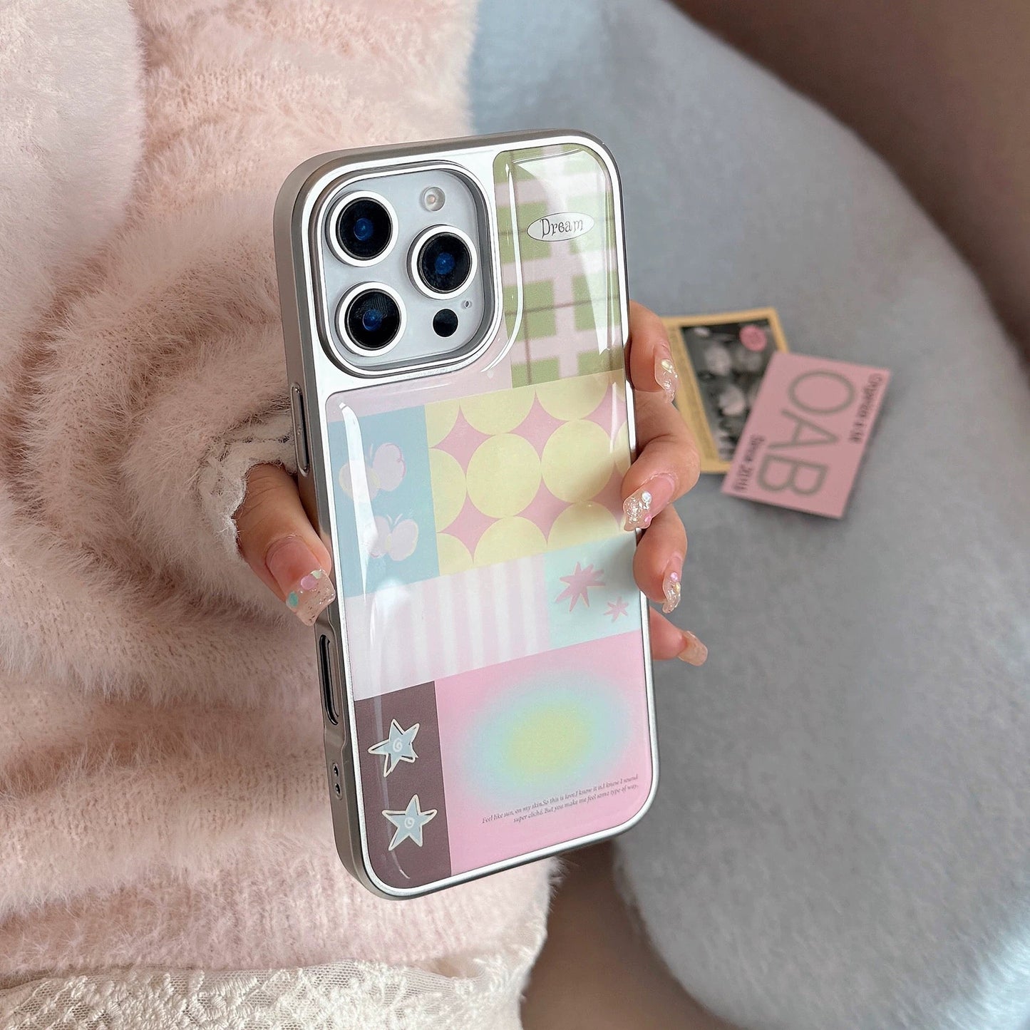Pastel Glossy iPhone Case