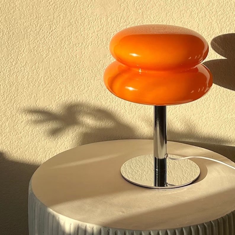Pink Macaron Lamp Orange