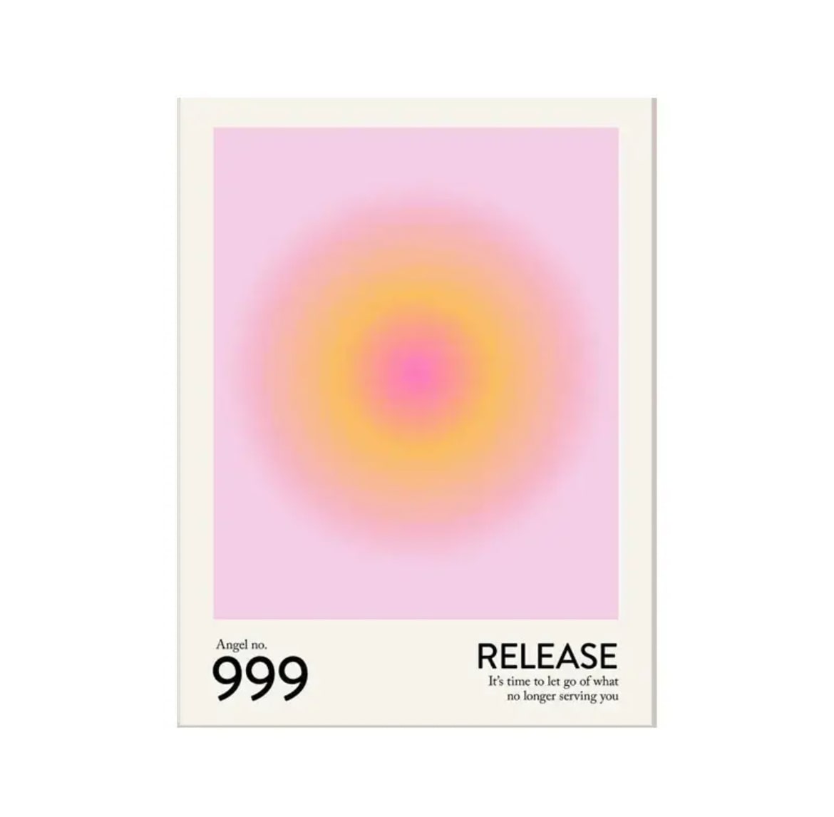Angel Number Wall Poster 999